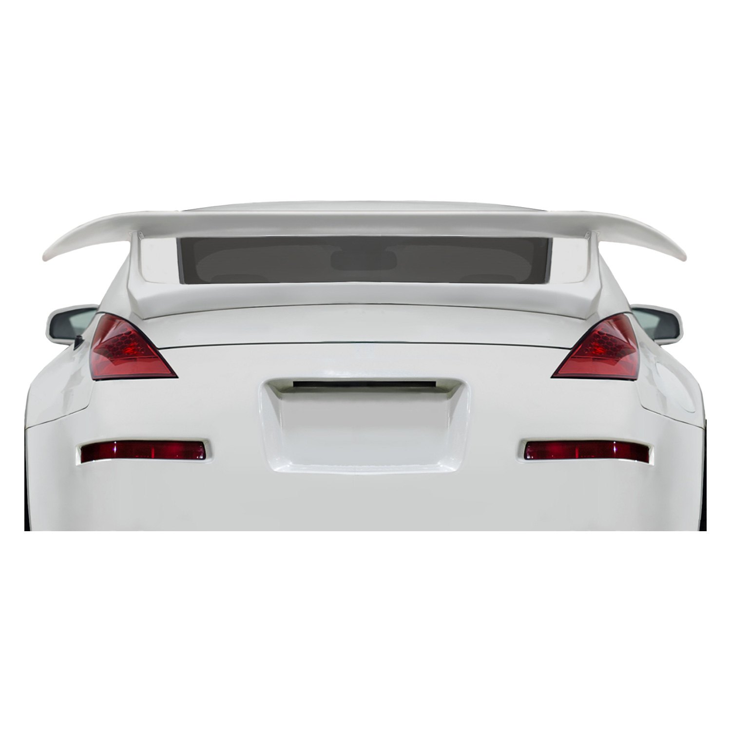 Duraflex® 118975 - XTune Style Fiberglass Rear Wing Spoiler (Unpainted)