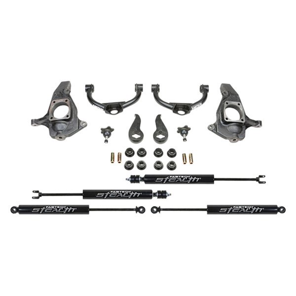 Fabtech® K1055M 4" x 0" Budget Front and Rear Suspension Lift Kit