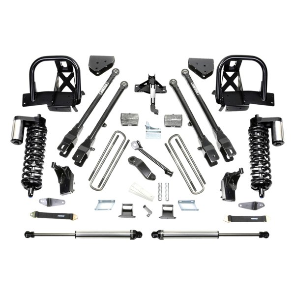 Fabtech® K2055DL 6" x 6" 4 Link Front and Rear Suspension Lift Kit