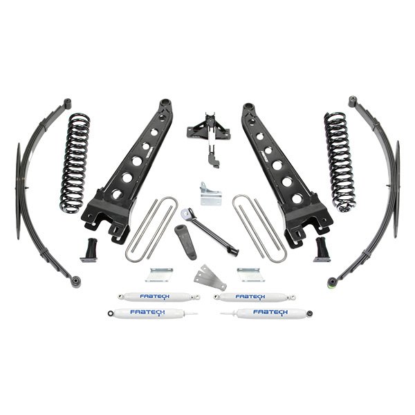 Fabtech® K2128 8" x 8" Radius Arm Front and Rear Suspension Lift Kit