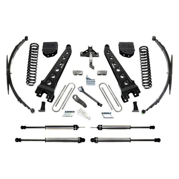 Fabtech® K2149DL 10" x 10" Radius Arm Front and Rear Suspension Lift Kit