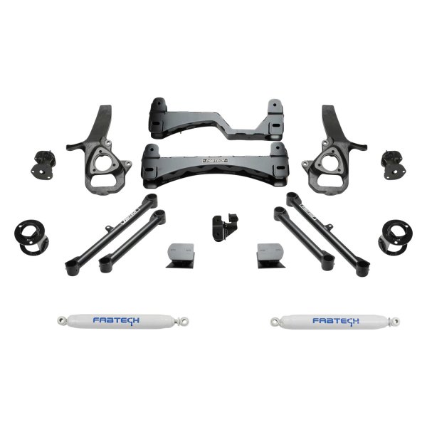 Fabtech® K3093 6" Basic Front and Rear Suspension Lift Kit