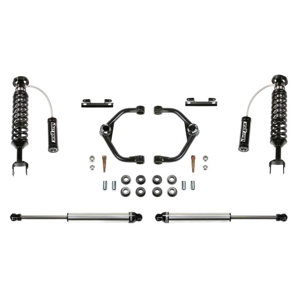 Fabtech® K3172DL 3" Uniball UCA Front and Rear Suspension Lift Kit