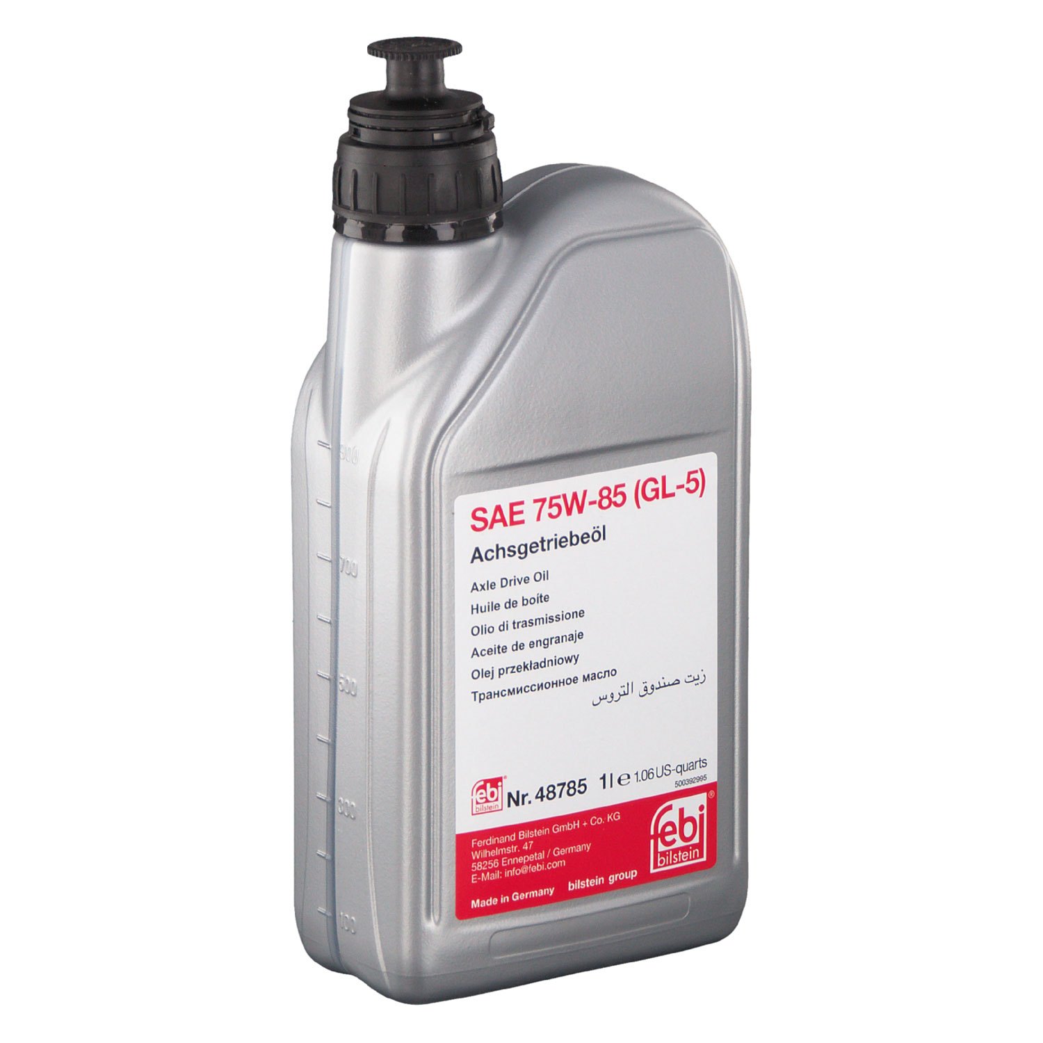 Febi® 48785 SAE 75W85 API GL5 Hypoid Gear Oil