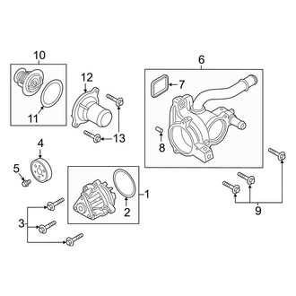 2020 Ford Ranger Engine Thermostats & Parts | CARiD