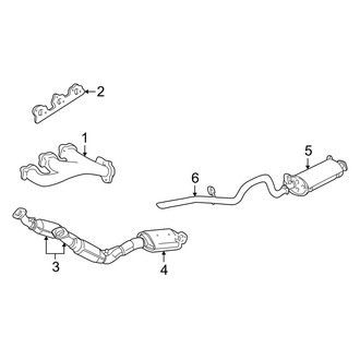 2003 Ford Explorer OEM Exhaust Parts | Systems, Tips — CARiD.com
