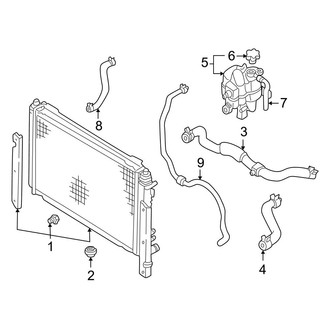 2005 Ford Escape OEM Engine Cooling Parts - Radiators | CARiD