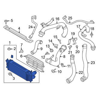 Ford Bronco Intercoolers | Air To Water, Front Mount — CARiD.com
