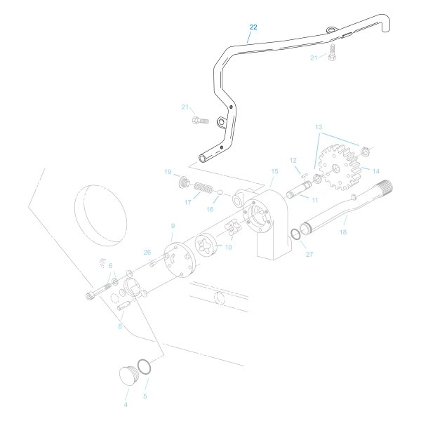 Fuller® 4305715 Manual Transmission Gear Splitter Lube Tube