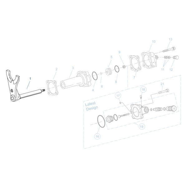 Fuller® A7011 Manual Transmission Gear Splitter Fork