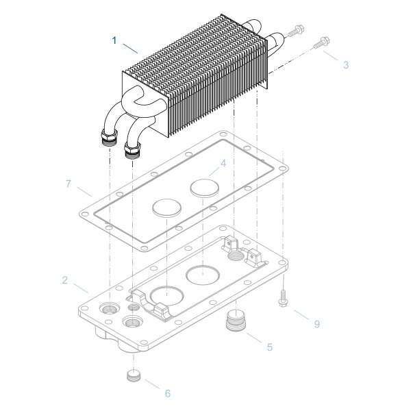 Fuller® K3246 Manual Transmission Oil Cooler