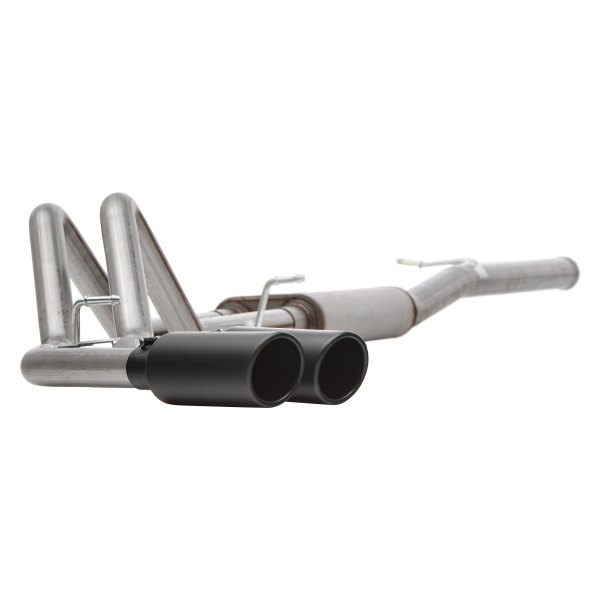 Gibson® Ford F150 2013 Black Elite™ Stainless Steel CatBack Exhaust
