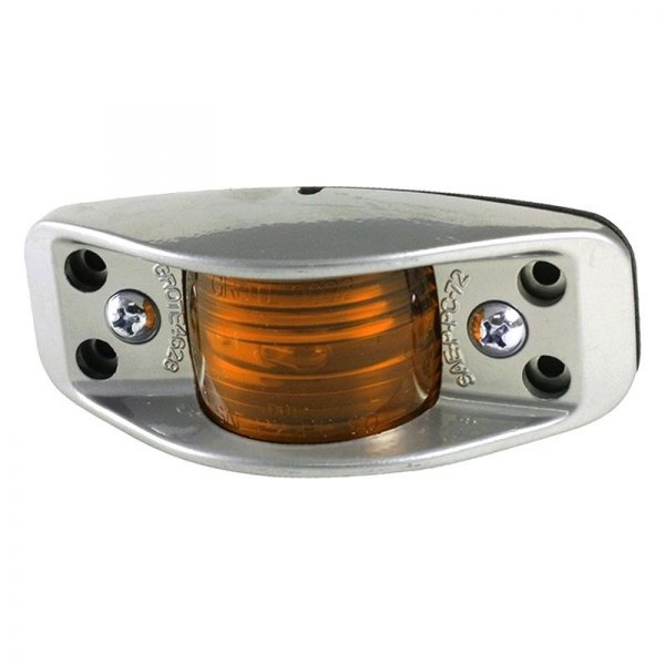 Grote® 46283 Flat Back Yellow Screw Mount Clearance Marker Light