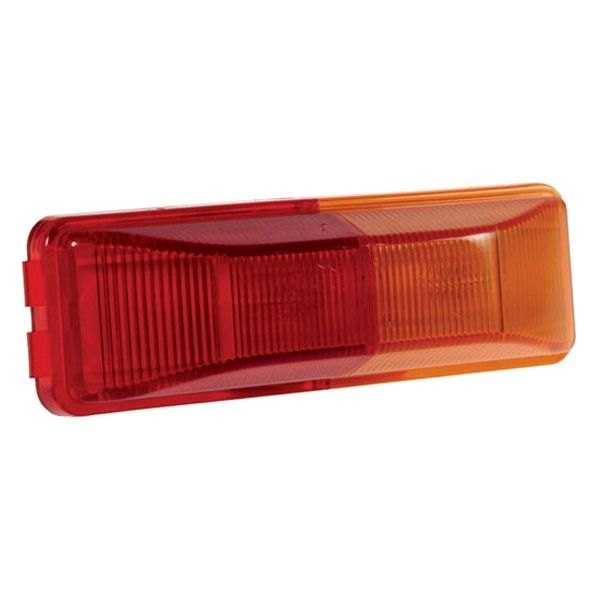 Grote® 46740 SplitLens Red/Amber Rectangular Bracket Mount Clearance Marker Light