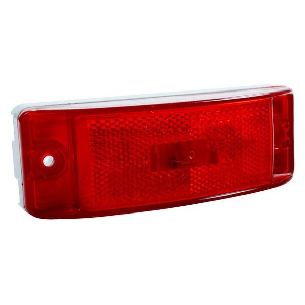 Grote® 46872 Turtleback II™ Sealed Red Bracket Mount LED Clearance Marker Light