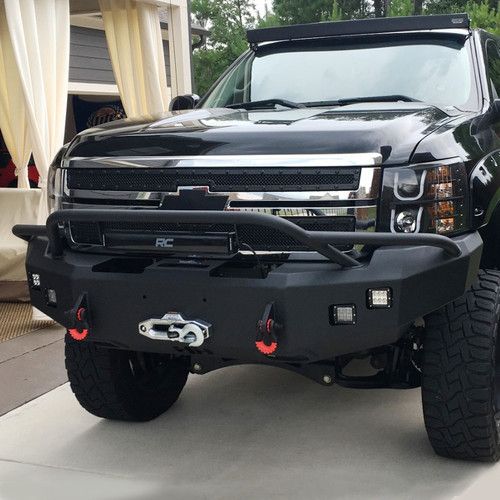 Hammerhead® Chevy Silverado 2500 HD 2012 Full Width Black Front Winch