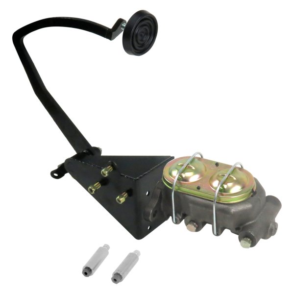 Helix® HEXPKA77F52 Manual Brake Pedal Kit with Round Black Pad