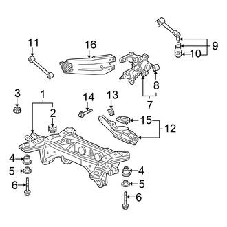 2012 Honda Ridgeline OEM Suspension Parts - Shocks, Struts | CARiD