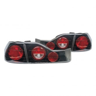 1999 Honda Accord Custom Tail Lights | LED, Black, Euro — CARiD.com