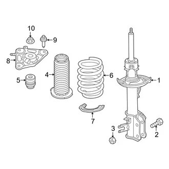 2020 Jeep Compass OEM Suspension Parts - Shocks, Struts | CARiD