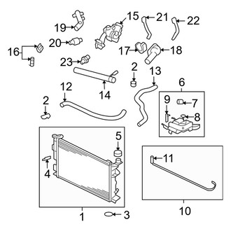 2008 Kia Optima OEM Engine Cooling Parts - Radiators | CARiD