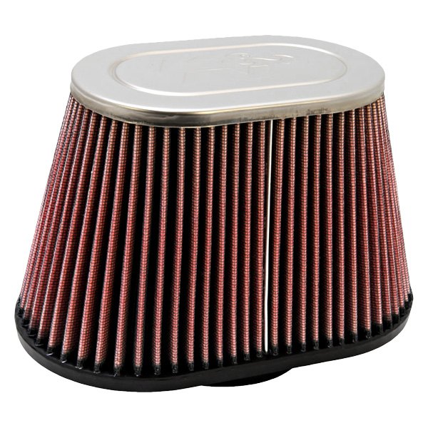 K&N® RC5040 Power Sport Oval Tapered Red Air Filter (3
