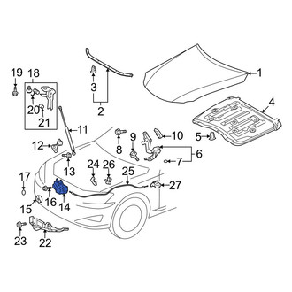 Lexus GS350 Hood Locks & Hood Latches — CARiD.com