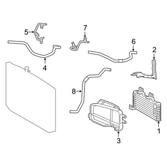 2021 Lexus RX350 Automatic Transmission Oil Coolers & Parts — CARiD.com