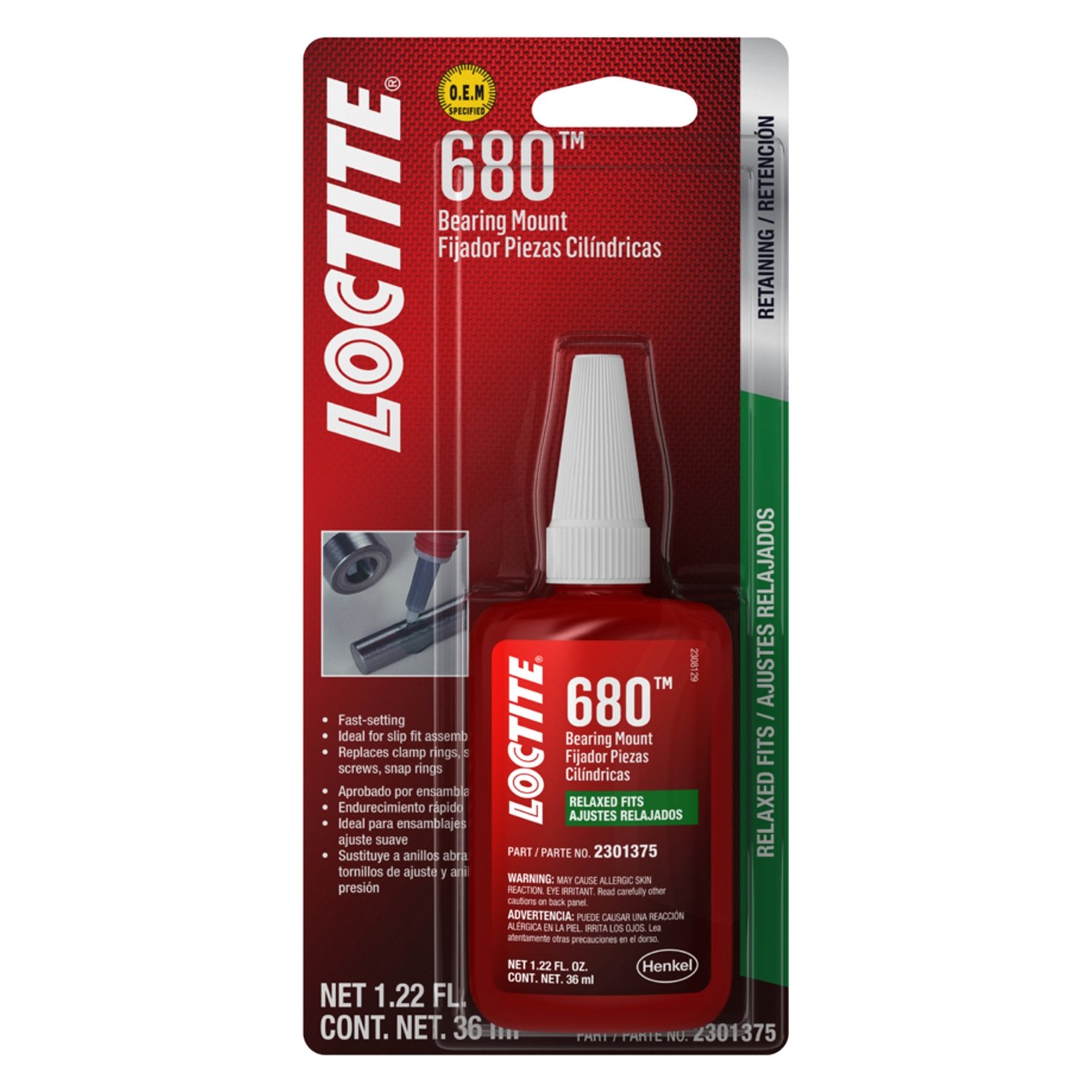 Loctite® 2301375 680 Bearing Mount Adhesive
