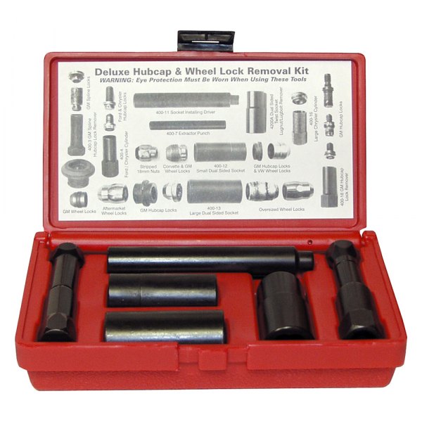 LTI Tools® 4000 Deluxe Hubcap and Wheel Lock Removal Kit