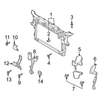 2008 Mazda CX-9 OEM Header Panels & Parts — CARiD.com
