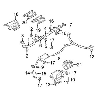 2008 Mazda CX-9 OEM Exhaust Parts - Systems, Tips | CARiD
