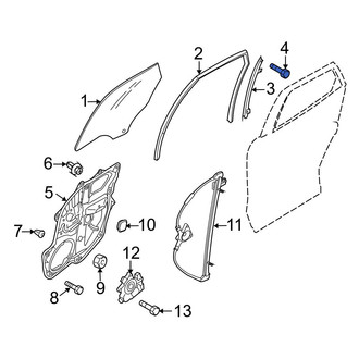 Mazda CX-9 Window Hardware — CARID.com
