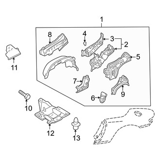 1999 Mazda Miata OEM Quarter Panels & Parts — CARiD.com