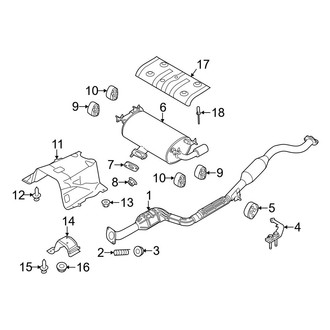 2008 Mazda Miata MX-5 OEM Exhaust Parts - Systems, Tips | CARiD