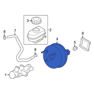 Mazda Miata MX-5 Power Brake Boosters & Parts | Vacuum Boosters — CARiD.com