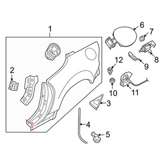 2008 Mazda Miata MX-5 OEM Quarter Panels & Parts | CARiD