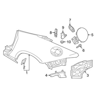 2016 Mazda Miata MX-5 OEM Quarter Panels & Parts — CARiD.com