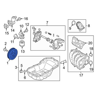 Mazda CX-5 Engine Pulleys | Idler, Crankshaft — CARiD.com