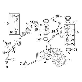 2011 Mazda RX-8 OEM Fuel System Parts - Pumps, Lines | CARiD
