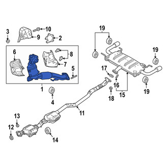 Mazda CX-30 OEM Exhaust Parts | Systems, Tips, Pipes — CARiD.com