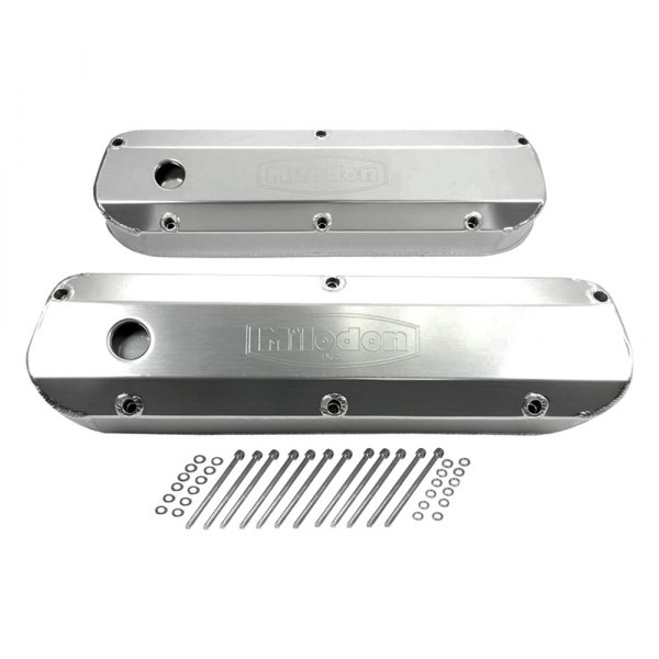 Milodon® 85960 Tall Valve Covers with Holes (Ford Small Block V8)