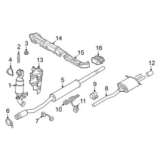 2012 Mini Cooper OEM Exhaust Parts | Systems, Tips — CARiD.com
