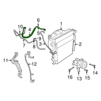 2008 Jeep Liberty A/C Hoses, Fittings, Pipes & O-Rings — CARiD.com