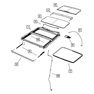 Car Sunroofs & Components - Weatherstrips, Guide Rails, Moldings | CARiD