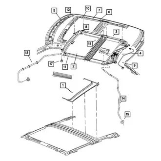 Car Sunroofs & Components - Weatherstrips, Guide Rails, Moldings | CARiD
