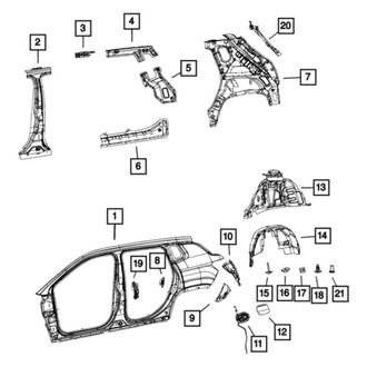 Jeep Compass Replacement Quarter Panels - CARiD.com