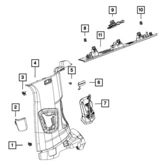 Jeep Grand Cherokee Pillars - Assemblies, Door Jambs, Braces | CARiD