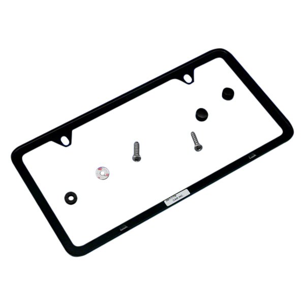 Mopar® 82213250AB Slim Edge Black Front License Plate Frame