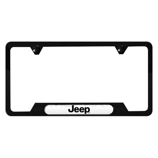 Mopar® Front License Plate Frame with Jeep Logo